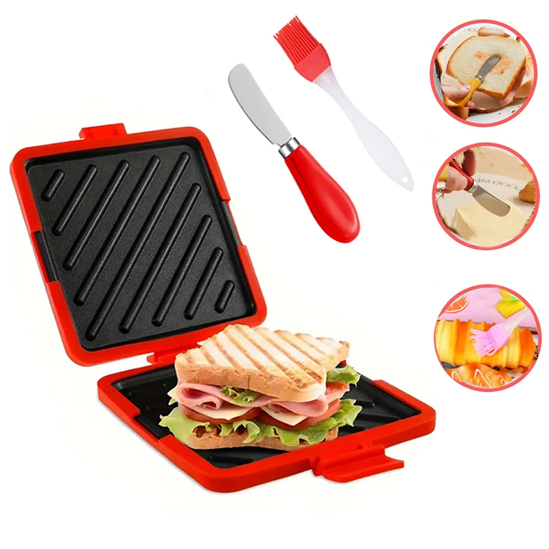 Kitchen Baking Gadgets - Conjunto de 3 peças para sanduíches
