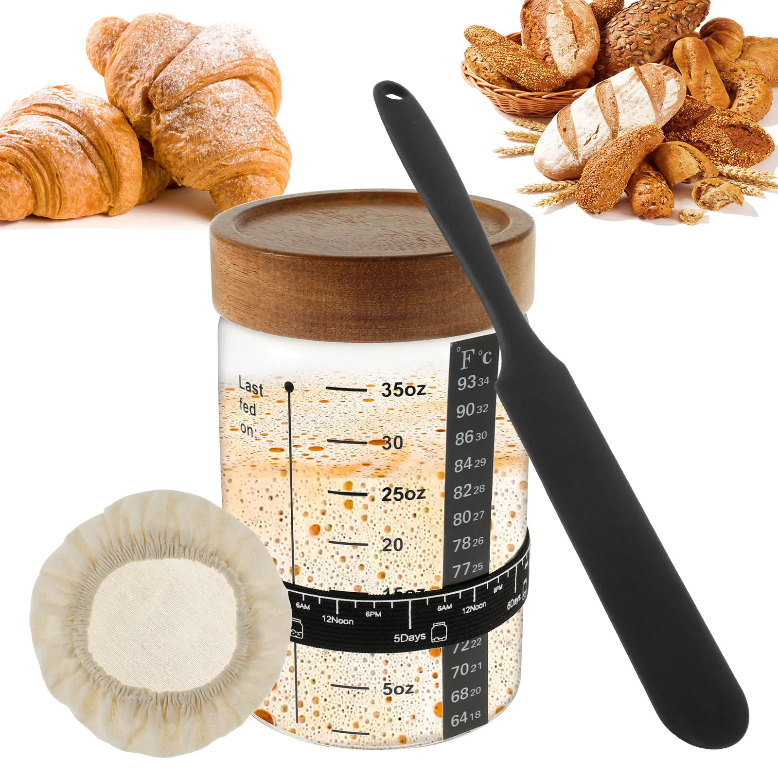 Kitchen Baking Soda - Kit de Fermentação de Massa com