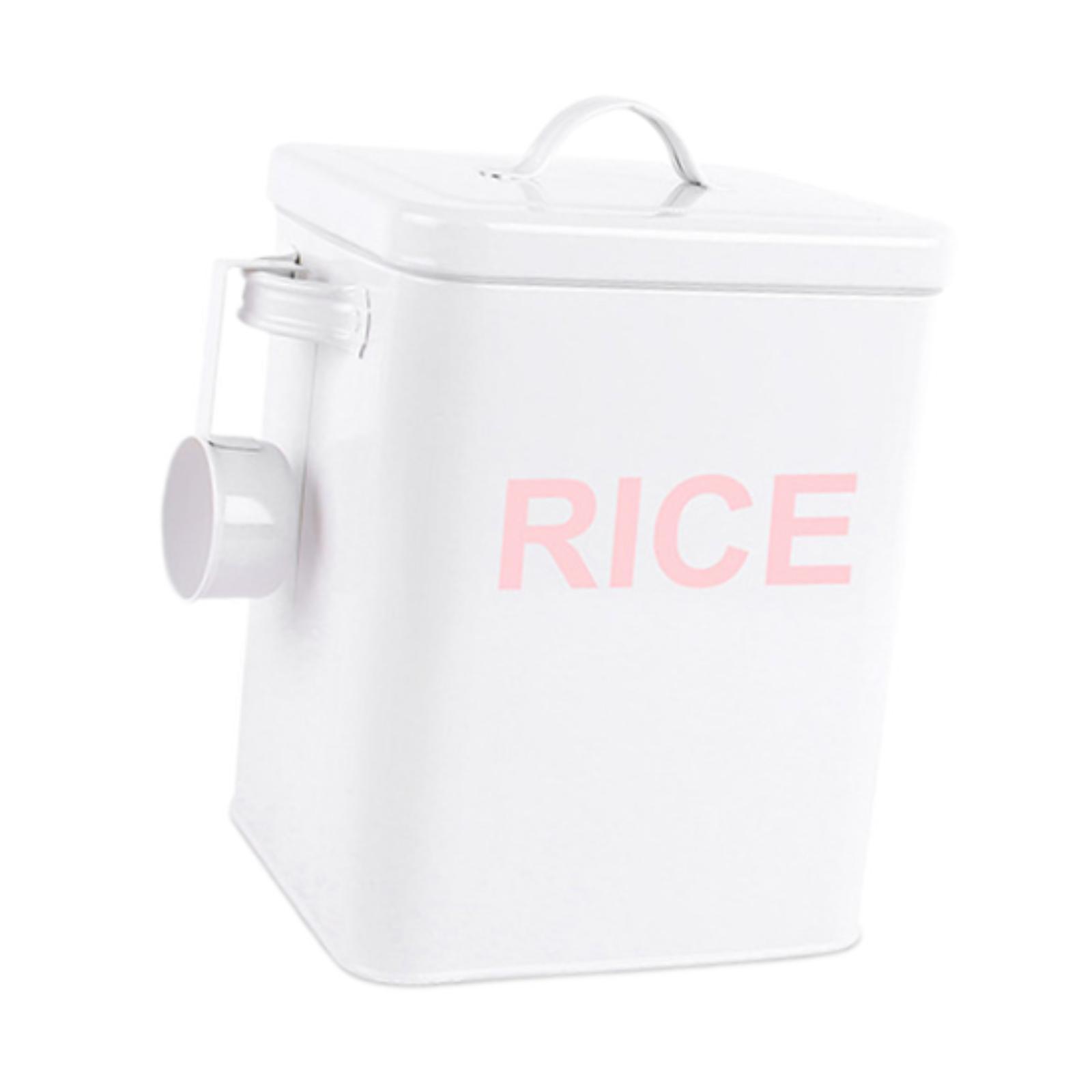 Kitchen Baking Canisters - Recipiente de Ferro Hermético para Arroz