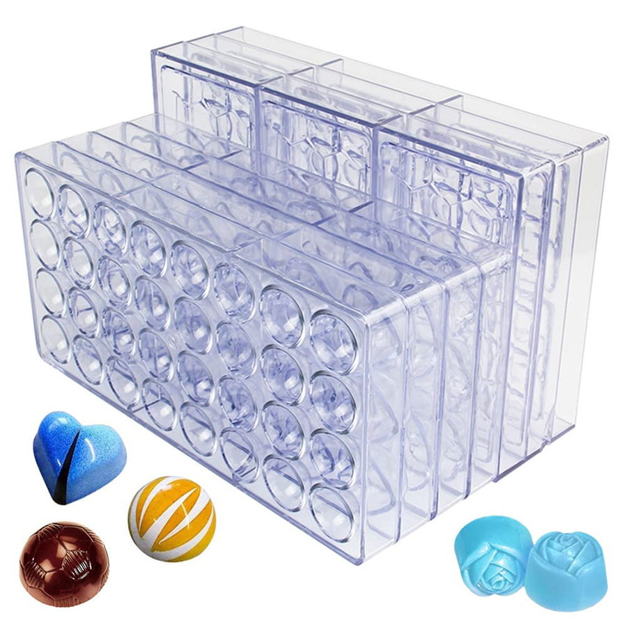 Kitchen Appliances For Baking - Molde de plástico para chocolate, 24