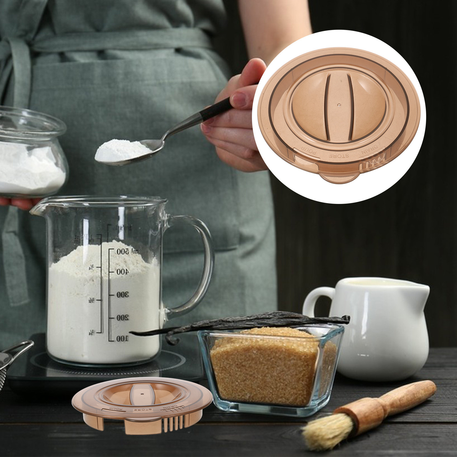 Kitchen Baking Soda - Tampa de Plástico de Reposição para