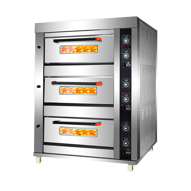 Commercial Kitchen Baking Equipment - Guangzhou 3 deck 6 bandejas forno