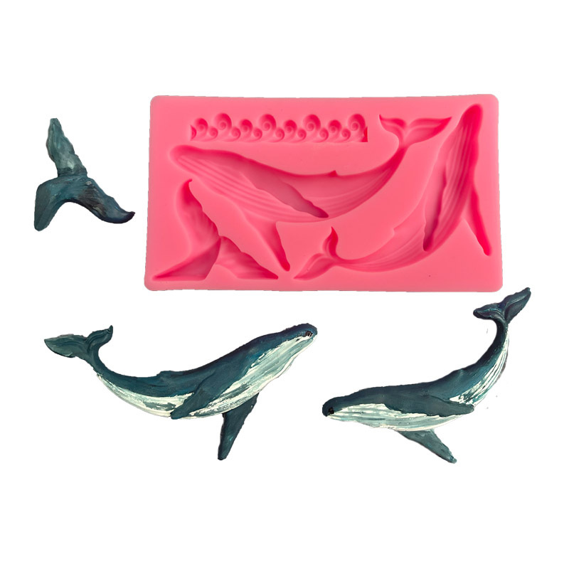 Kitchen Appliances For Baking - Diy baleia silicone molde oceano série