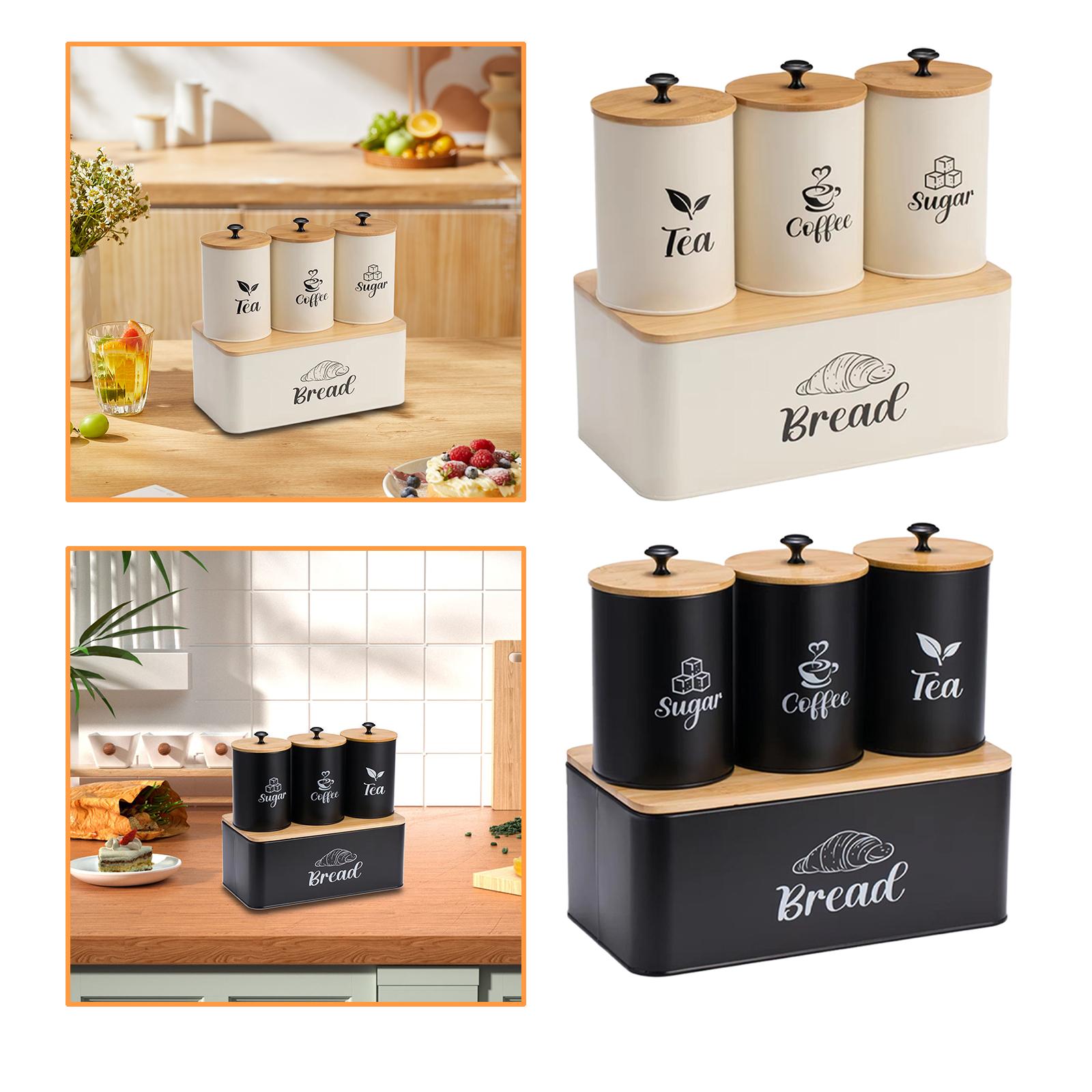 Kitchen Baking Canisters - Conjunto de Potes de Cozinha: Caixa