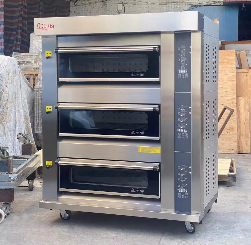 Commercial Kitchen Baking Equipment - Forno comercial personalizado com 3 decks
