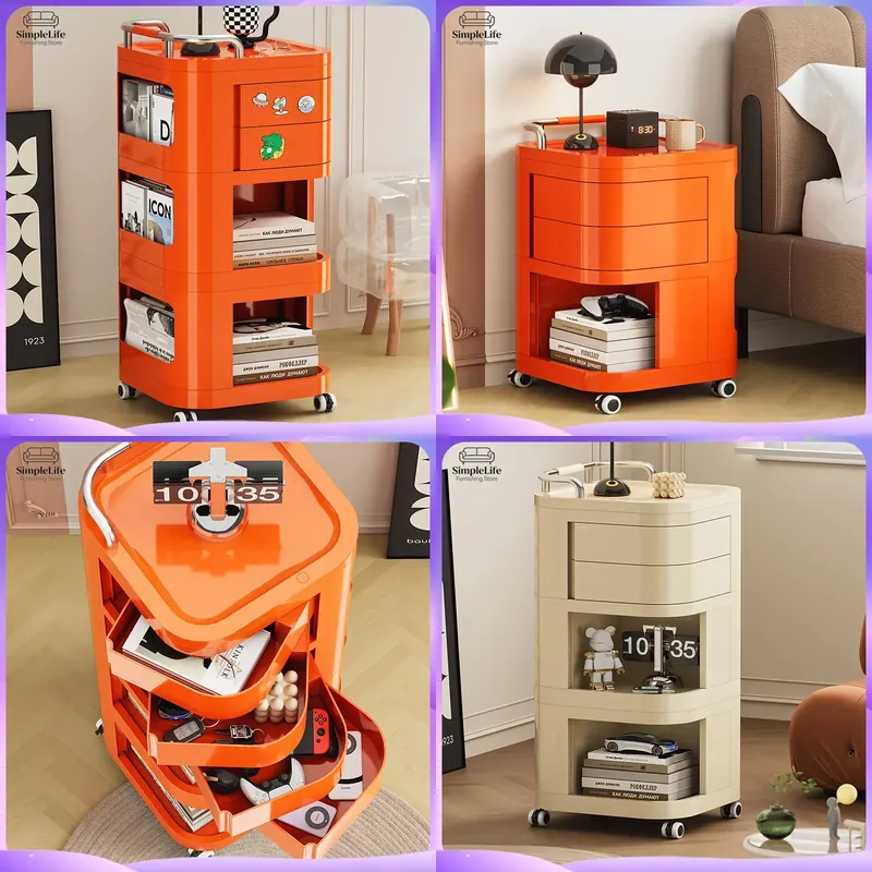 Kitchen Baking Station - Carrinho de Cozinha com Rodas, Carrinho