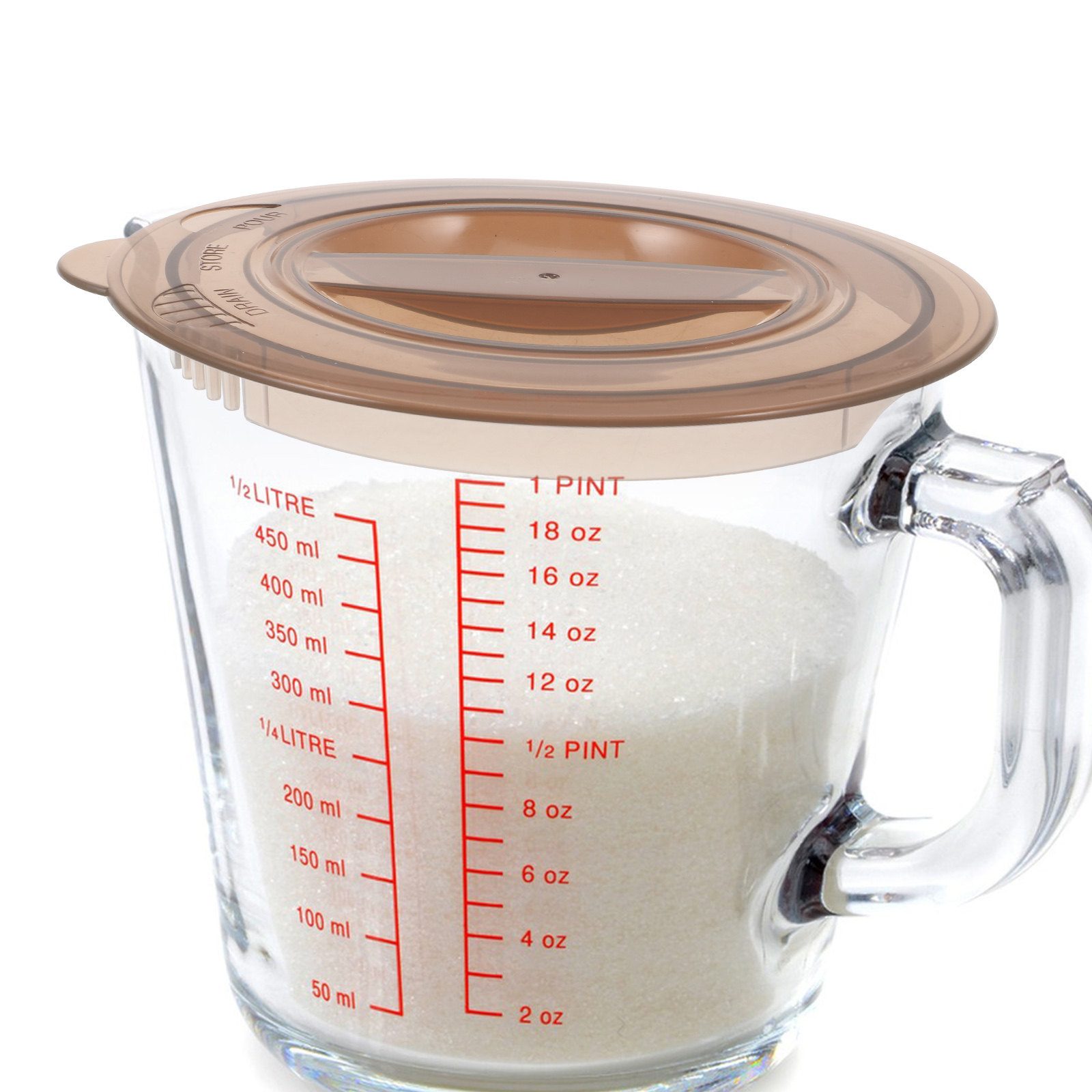 Kitchen Baking Soda - Tampa Plástica para Copos Medidores de