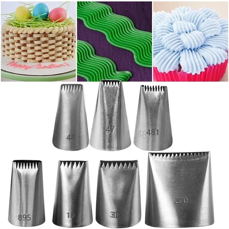 Kitchen Baking Gadgets - Basket Weave Icing Piping Bicos para