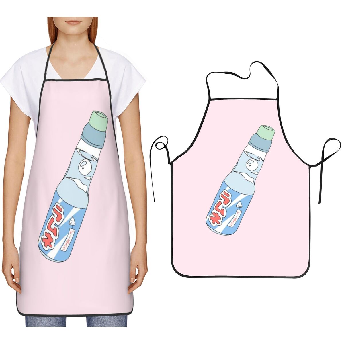 Kitchen Baking Soda - Avental Kawaii para Bebidas, Chef, Cozinha,