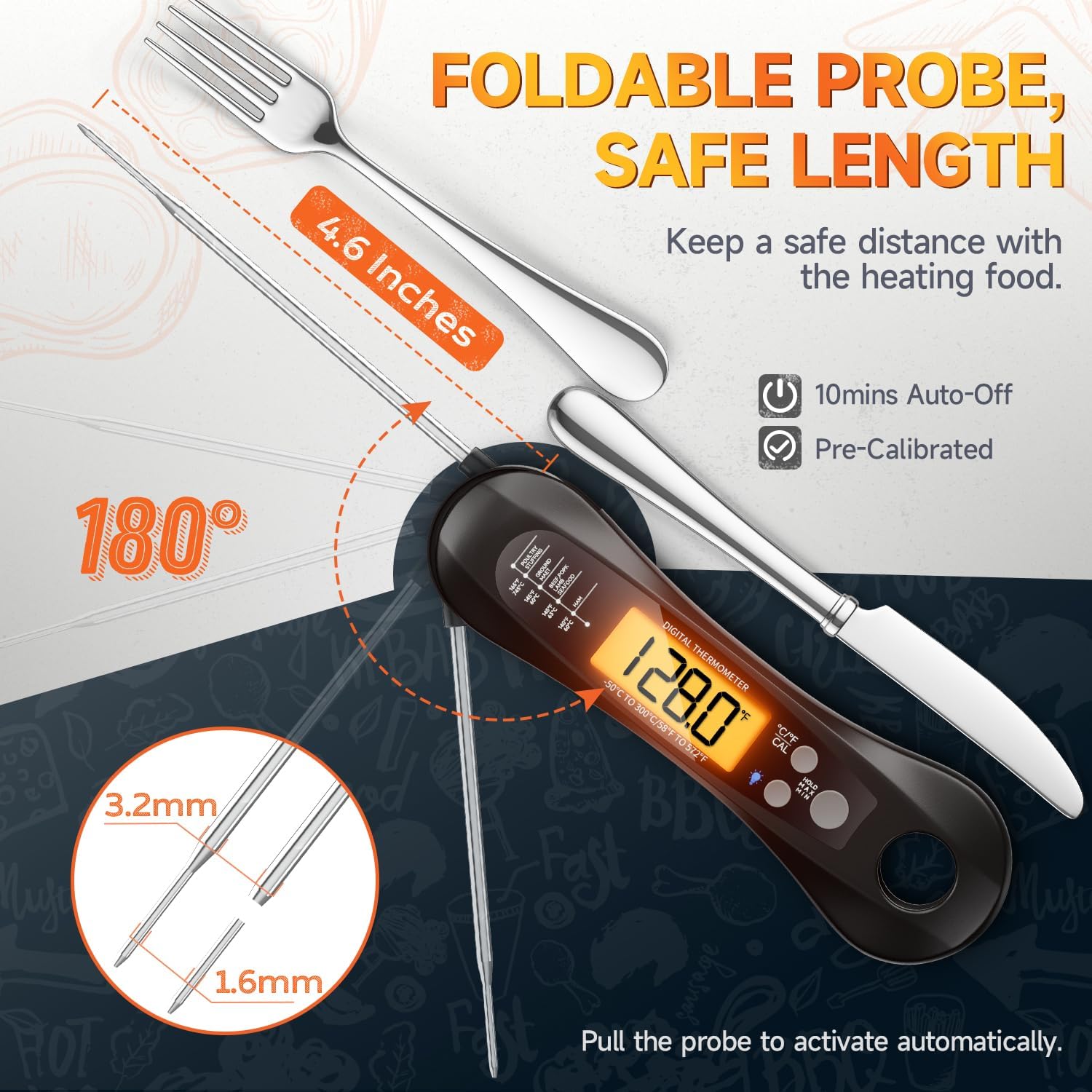 Termômetro Digital para Carne  - Kitchen Baking Utensil avaliação e preço