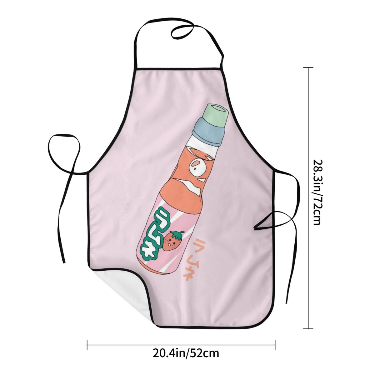 Avental Kawaii de Morango e Re - Kitchen Baking Soda avaliação e preço