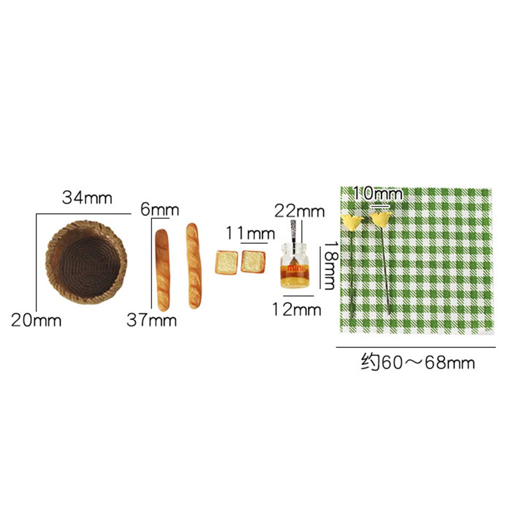 Conjunto de Cesta de Pão em Mi - Kitchen Set Bakery avaliação e preço