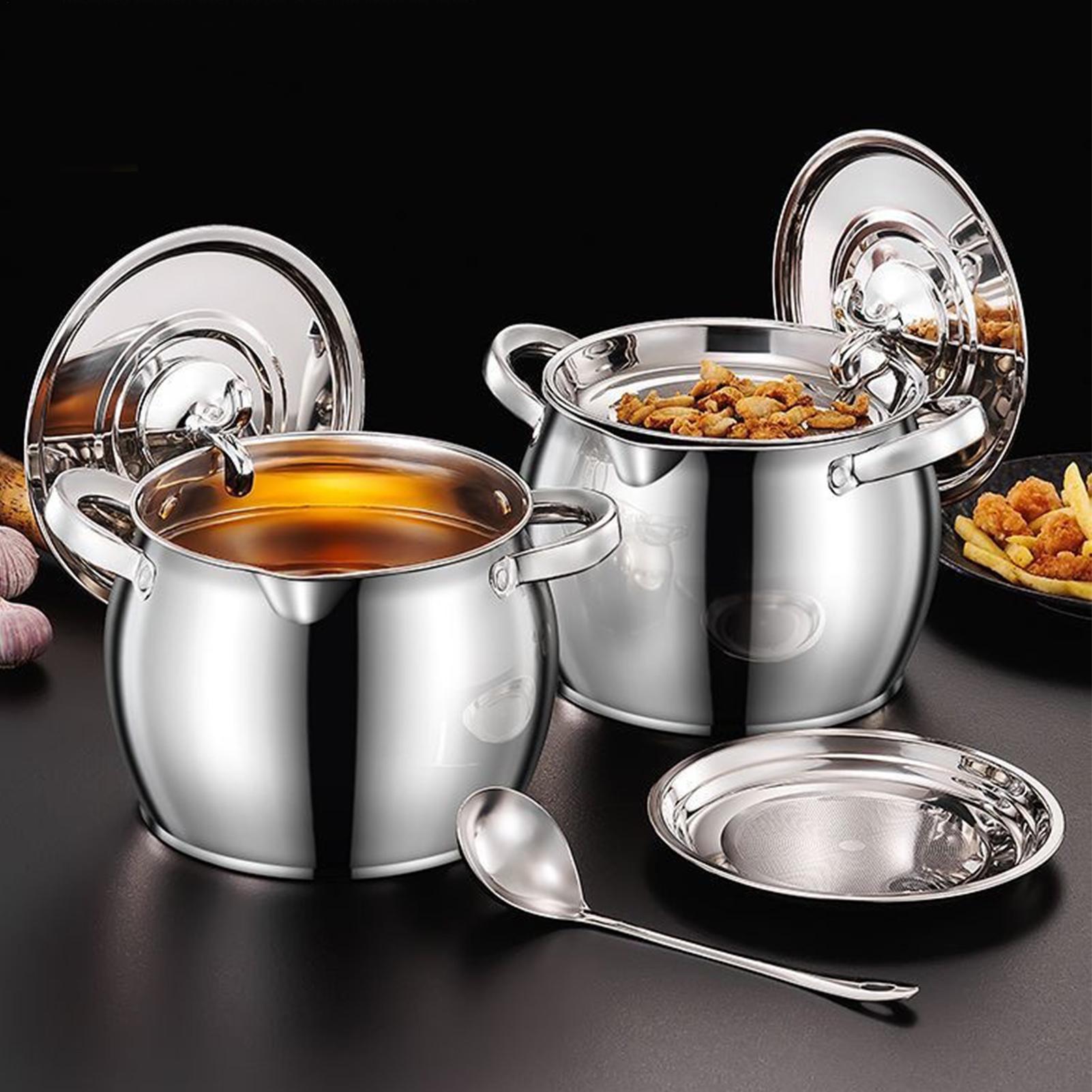 Recipiente de Graxa em Aço Ino - Kitchen Baking Canisters avaliação e preço