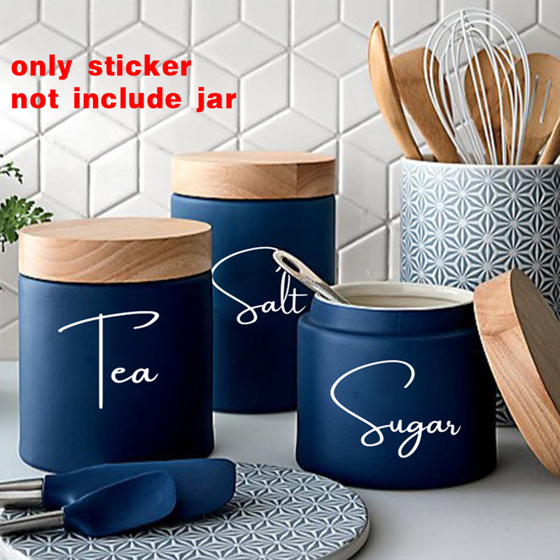 Nenhum frascos 8 pçs organizaç - Kitchen Baking Canisters avaliação e preço