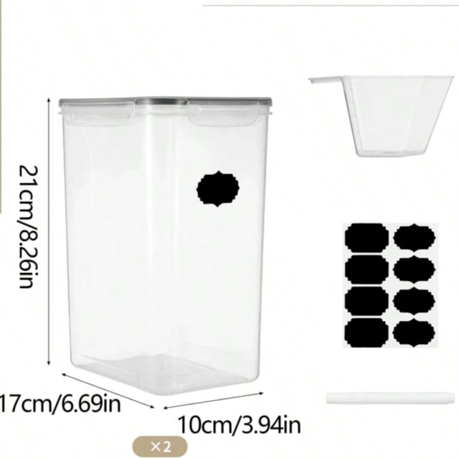Recipientes herméticos extra g - Kitchen Baking Canisters avaliação e preço