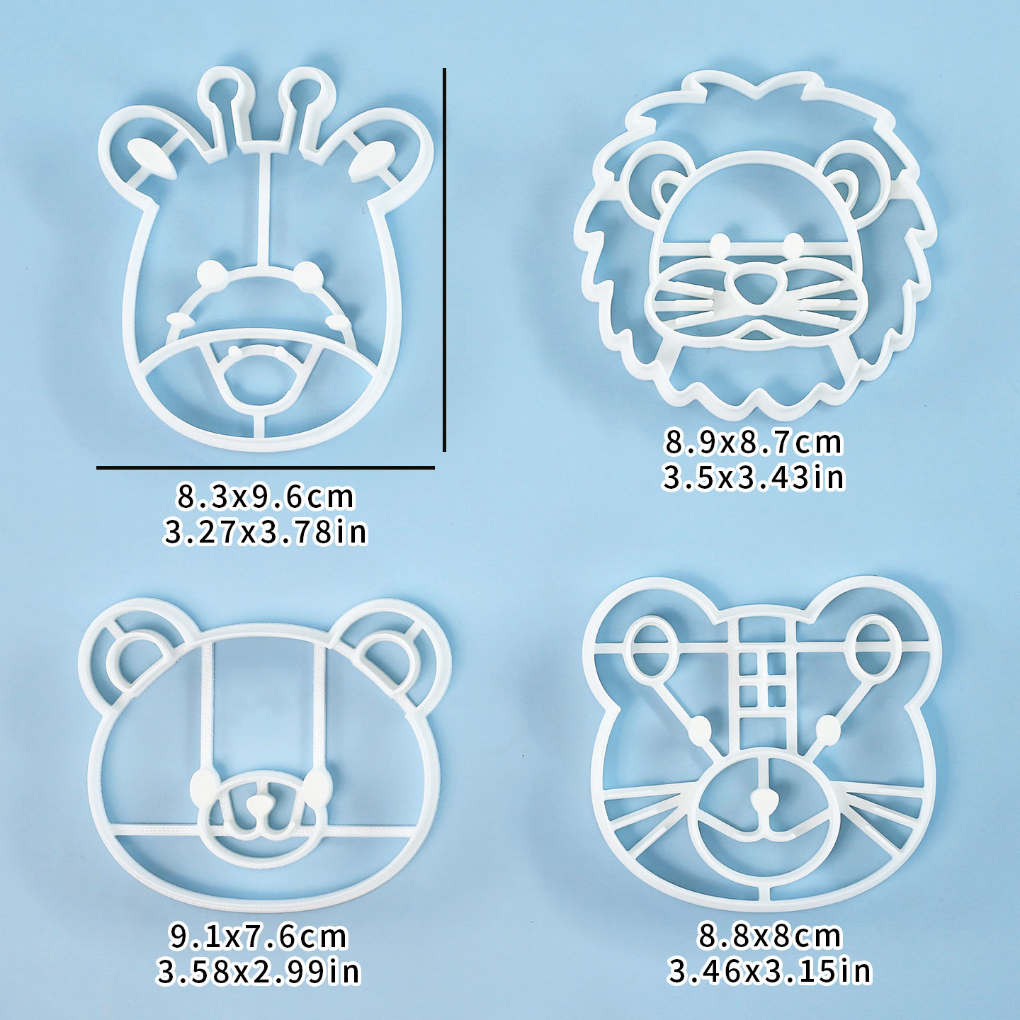 Conjunto de 4 Cortadores de Bi - Kitchen Appliances For Baking avaliação e preço