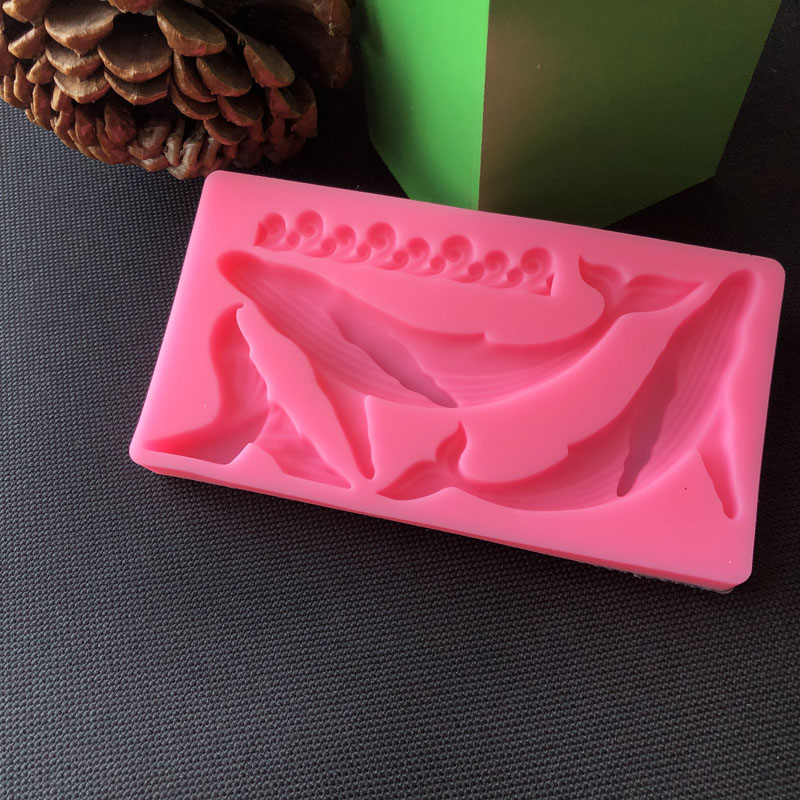 Diy baleia silicone molde ocea - Kitchen Appliances For Baking avaliação e preço