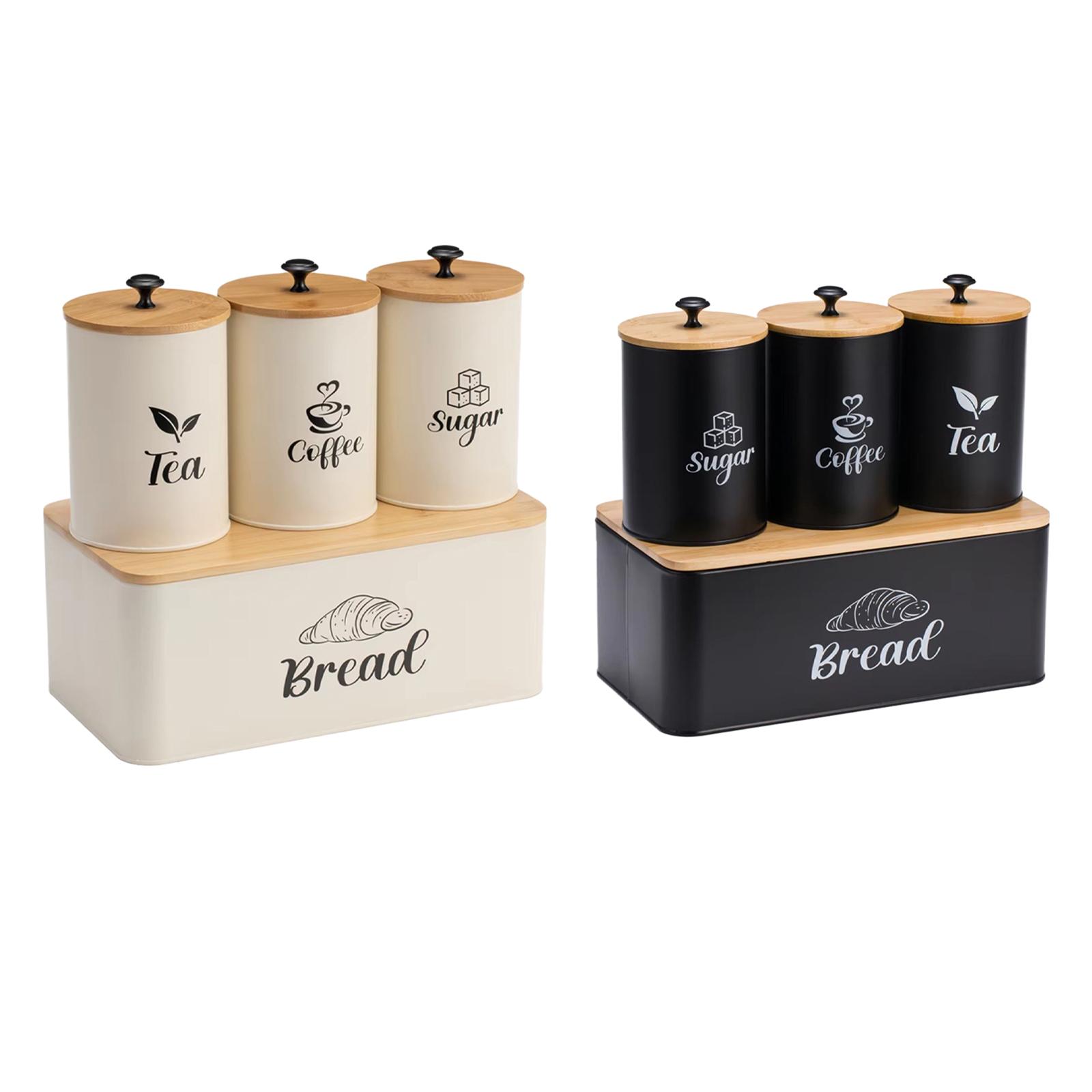 Conjunto de Potes de Cozinha:  - Kitchen Baking Canisters avaliação e preço