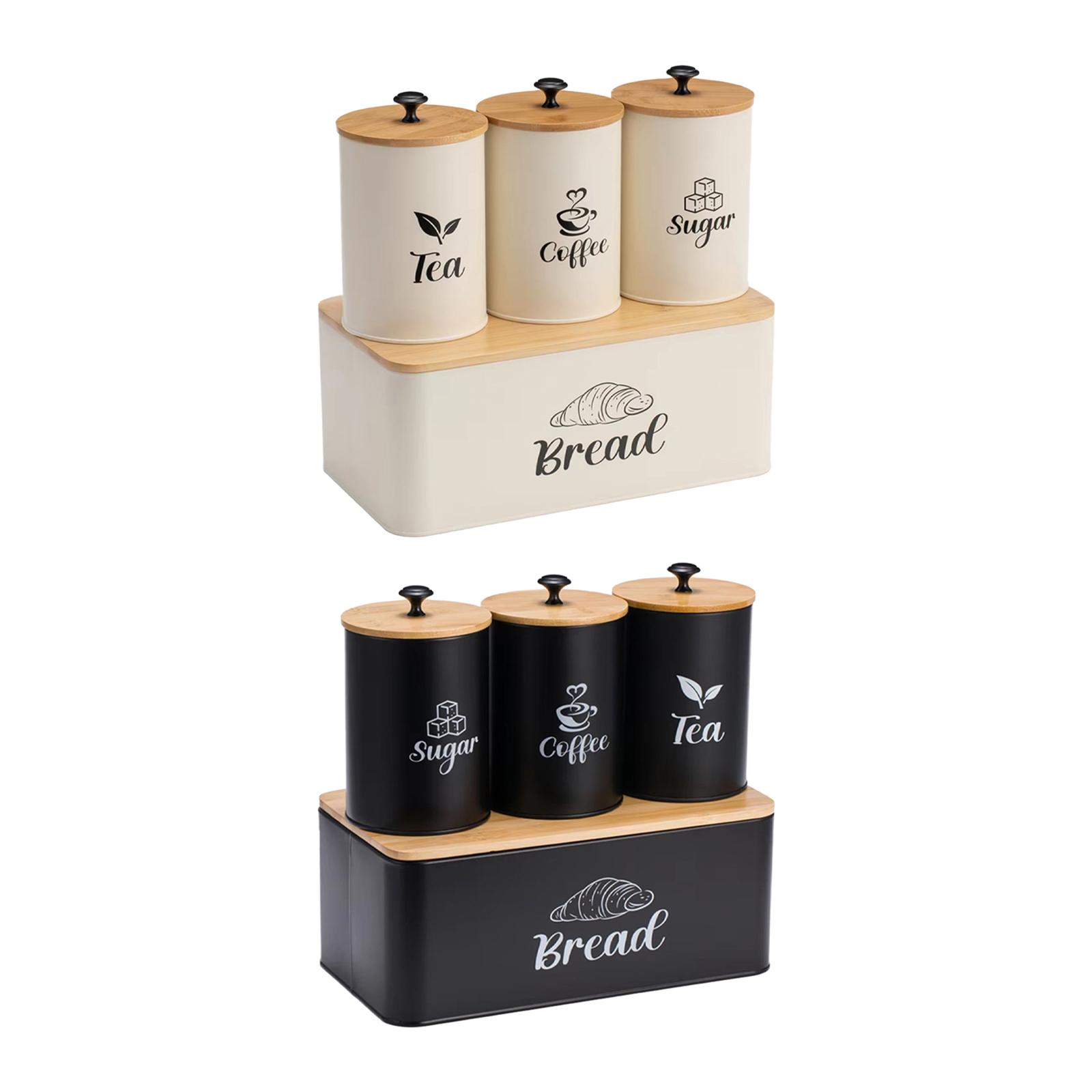 Conjunto de Potes de Cozinha:  - Kitchen Baking Canisters avaliação e preço
