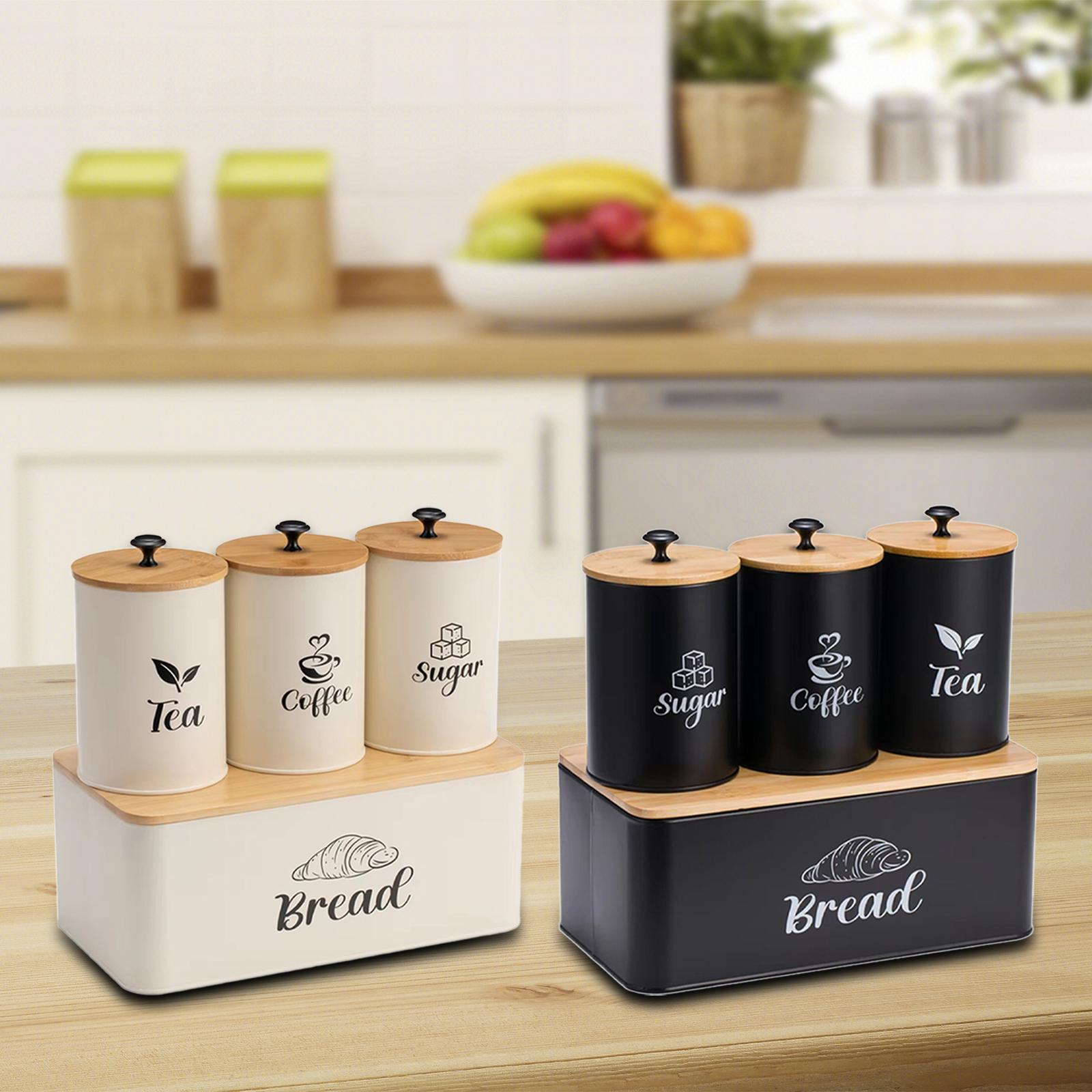 Conjunto de Potes de Cozinha:  - Kitchen Baking Canisters avaliação e preço