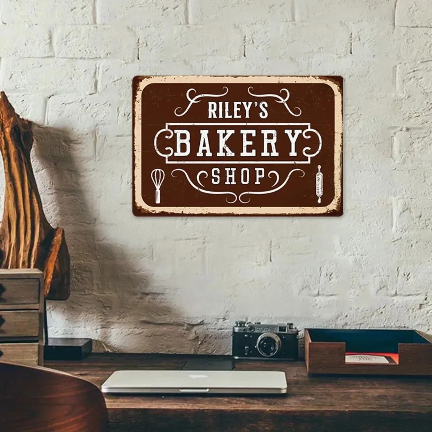 1 unidade de Placa de Metal Pe - Kitchen Bakery avaliação e preço