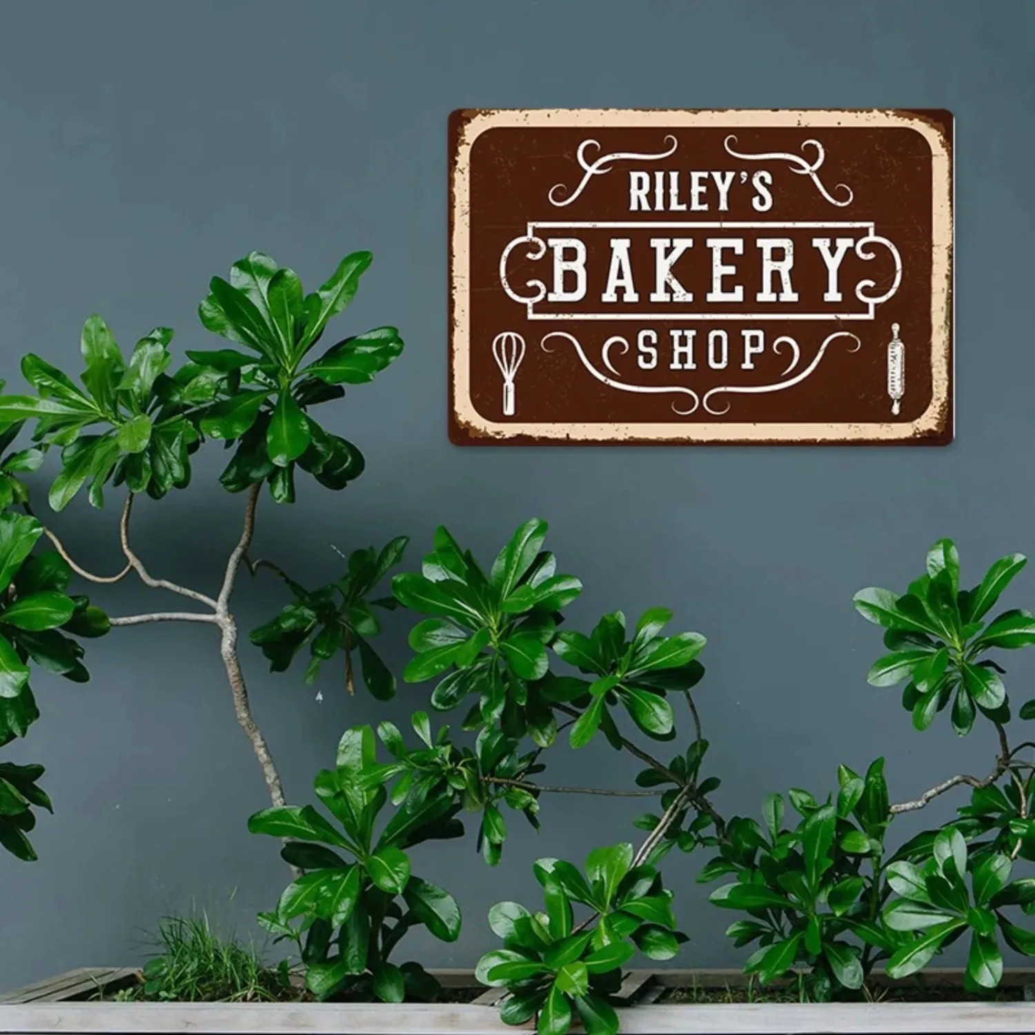 1 unidade de Placa de Metal Pe - Kitchen Bakery avaliação e preço