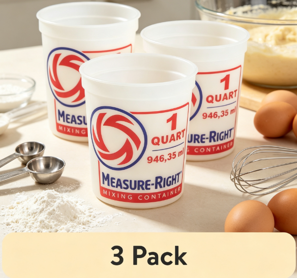 Conjunto de 3 Copos Medidores  - Kitchen And Baking avaliação e preço