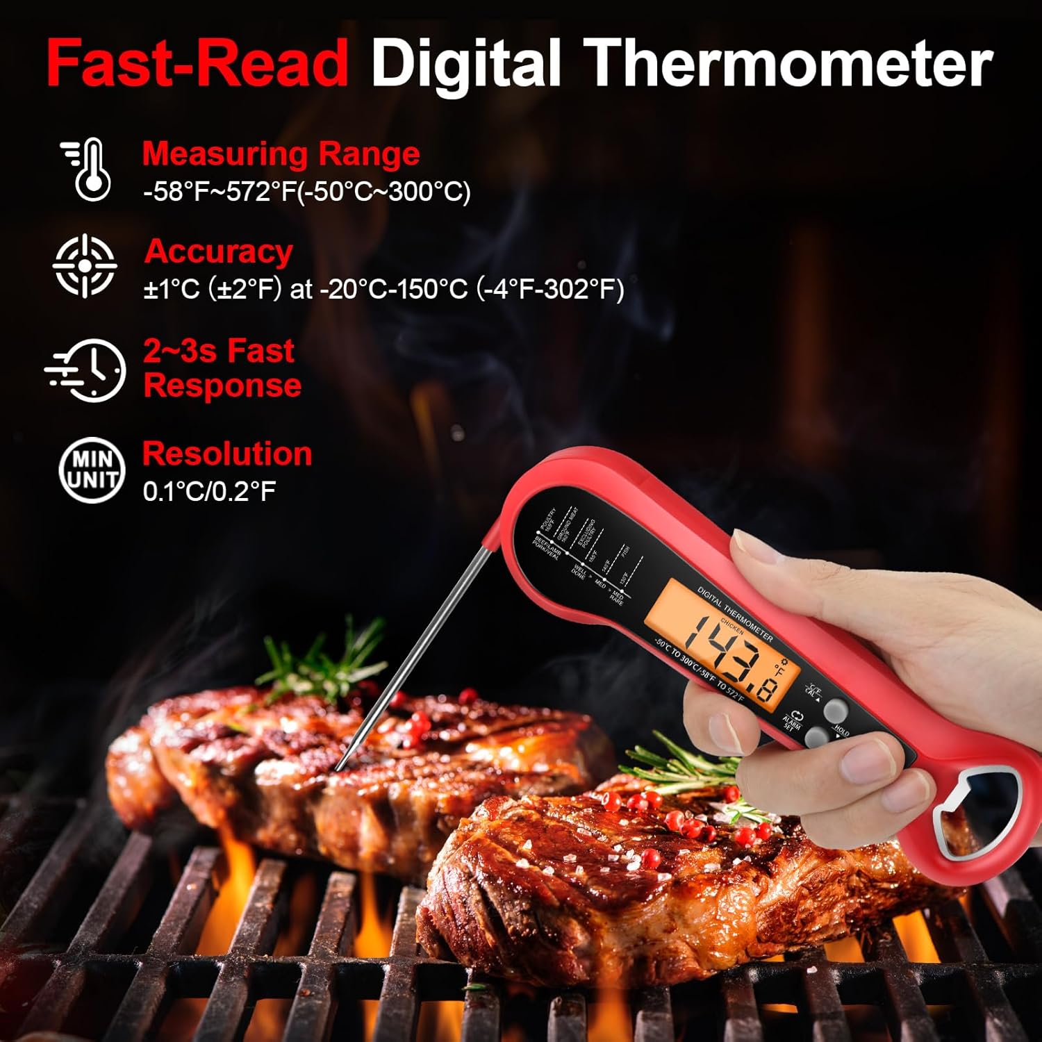 Termômetro Digital Profissiona - Kitchen Baking Utensil avaliação e preço